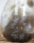 Natural Quartz Stone Egg Carving - STE0050