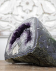 Unique XXL Natural Amethyst Geode with Calcite Formation - AMGE0108