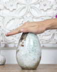 Natural Quartz Stone Egg Shaped Carving - STE0080