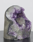 Amethyst Geode with Beautiful Calcite Crystal Specimen - MSP0178
