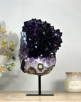 Large Amethyst Stalactite Formation with Calcite Inclusions - MWS2066