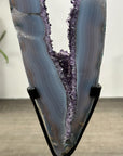 Blue Banded Agate & Amethyst Geode Portal - MWS3000