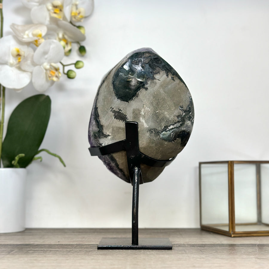 Natural Amethyst Geode - Stand Included - MWS2950