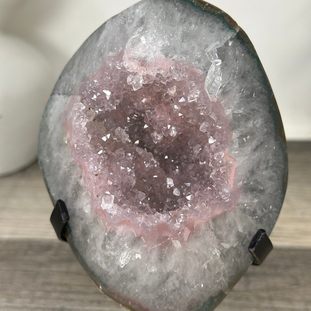 Pink Tone Amethyst Geode - MWS3373