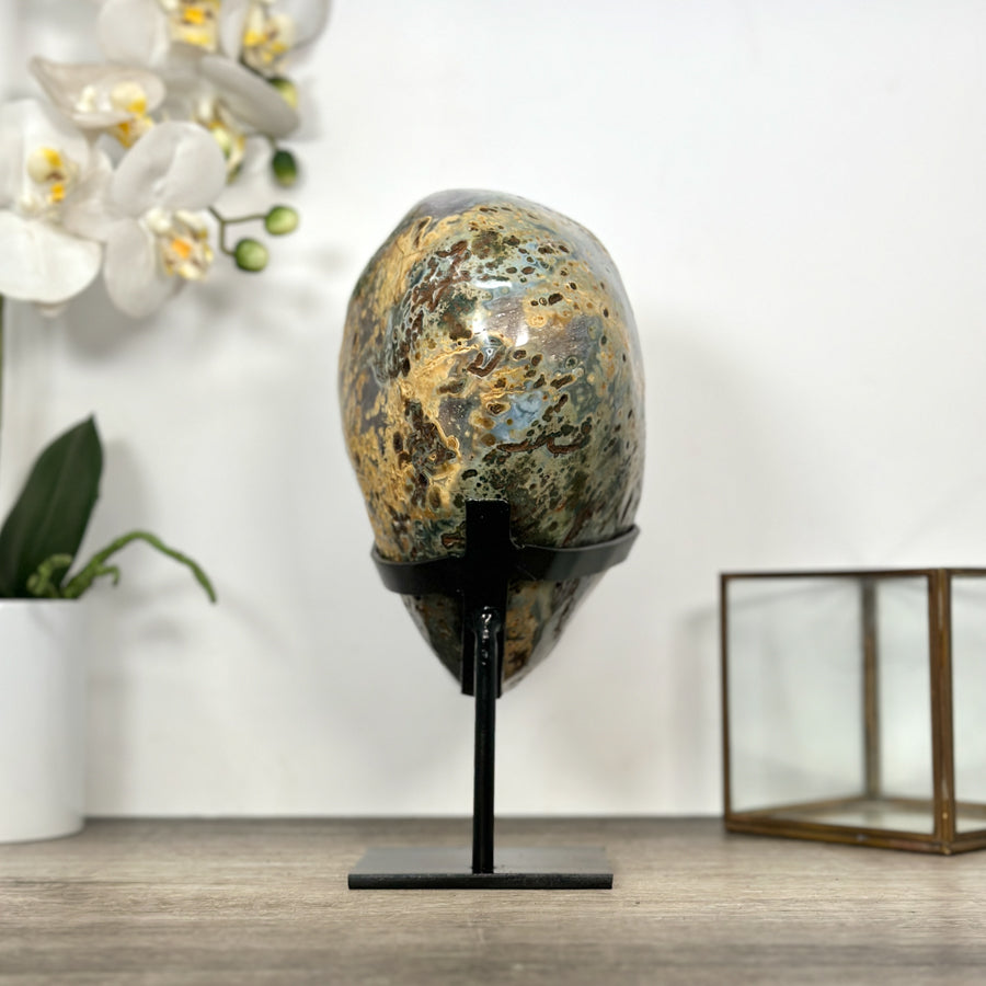 Natural Top Quality Amethyst Geode on Metal Stand - MWS3021