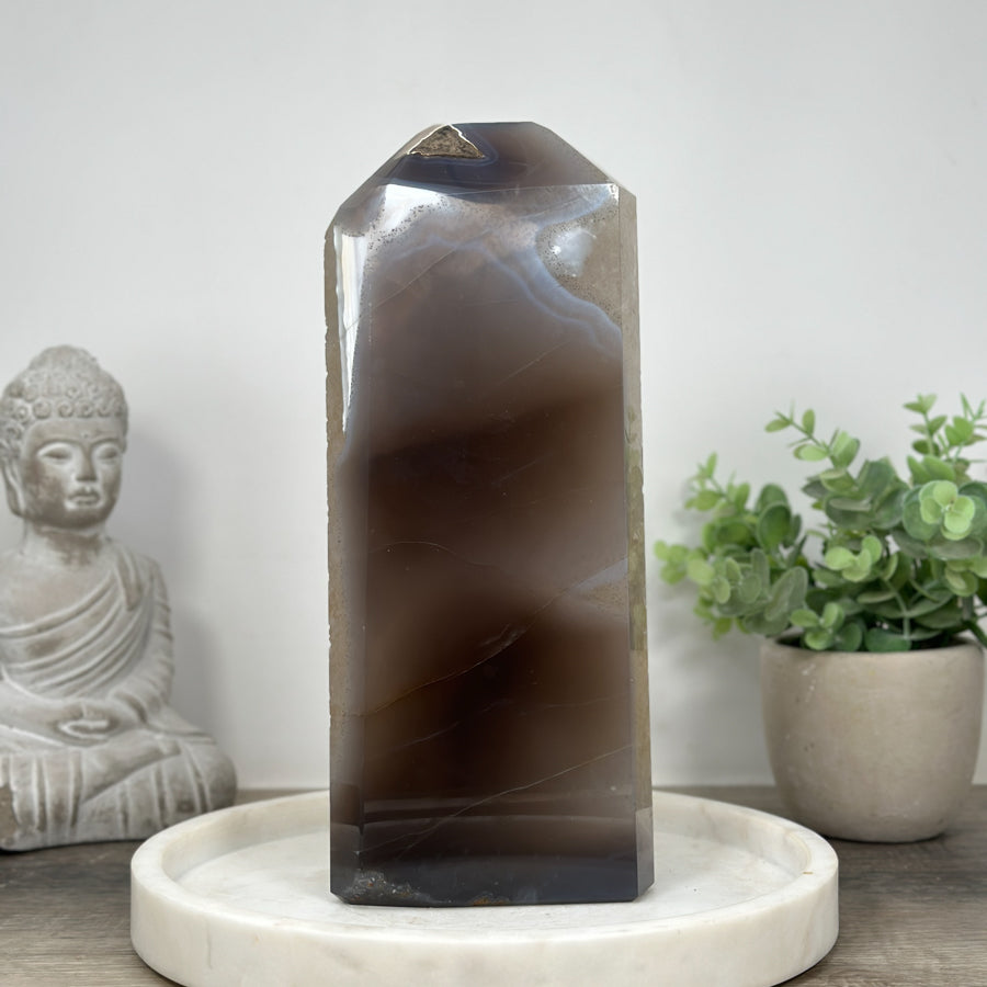 XXL Beautiful Agate &amp; Jasper Stone Tower  - STP0173