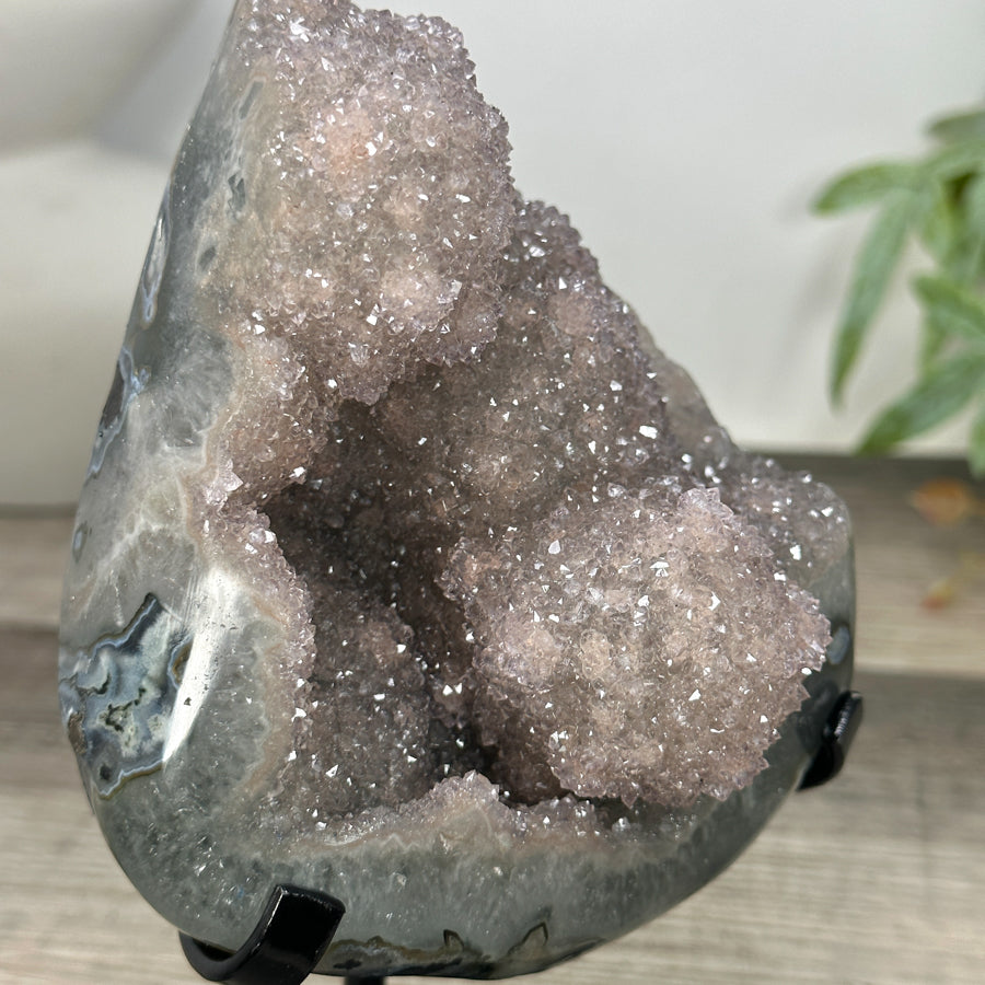 Natural Quartz Stalactite Crystal Formation on Stand - MWS3226