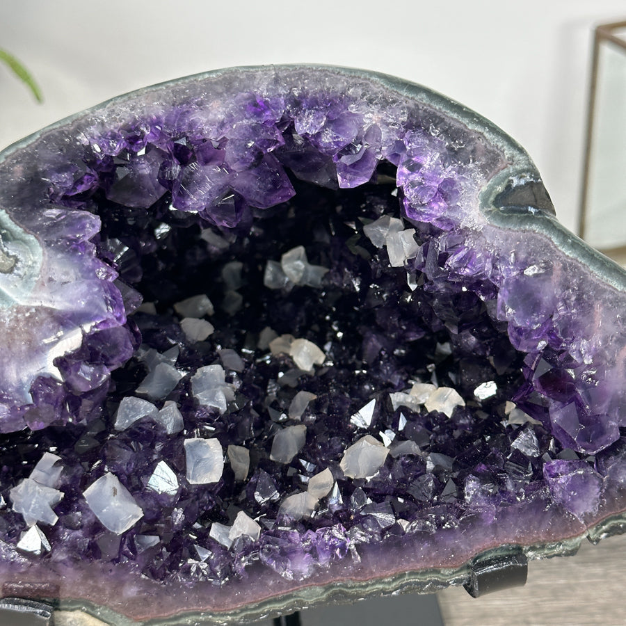 Uruguayan Amethyst Geode with Deep Purple Crystals - MWS2927