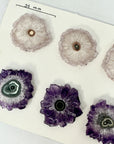 High-Quality Amethyst Stalactite Slices for Jewelers - Wholesale Bulk Pack - STS0029