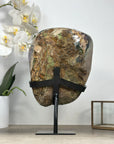 Beautiful Natural Amethyst Crystal Cluster, Metal Stand included - MWS2096