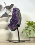 Large Natural Amethyst Stone on Ston from Uruguay - MWS3174
