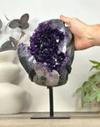 Best Quality Natural Amethyst Geode on Stand - MWS3201