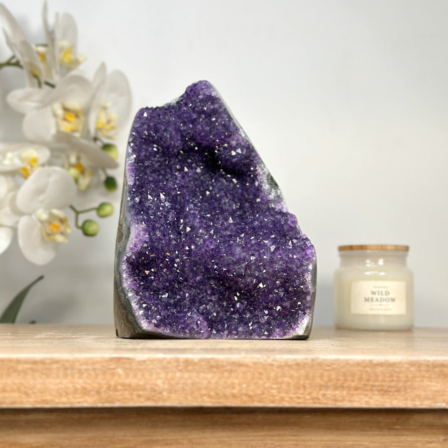 Large Amethyst Cathedral with Stalactite Formations - CBP1139