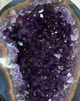 Outstanding Natural Amethyst Geode with Agate Shell - MWS1818