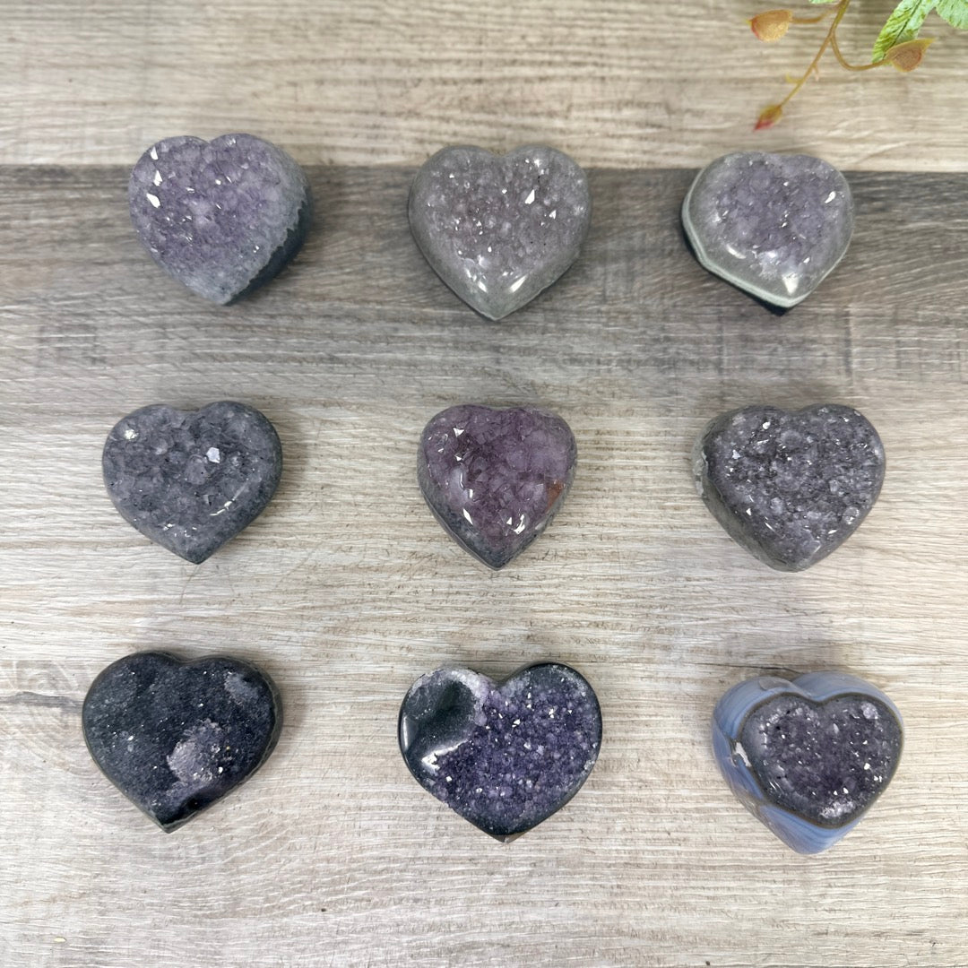 Mixed Minerals Hearts Set - MHLT0354