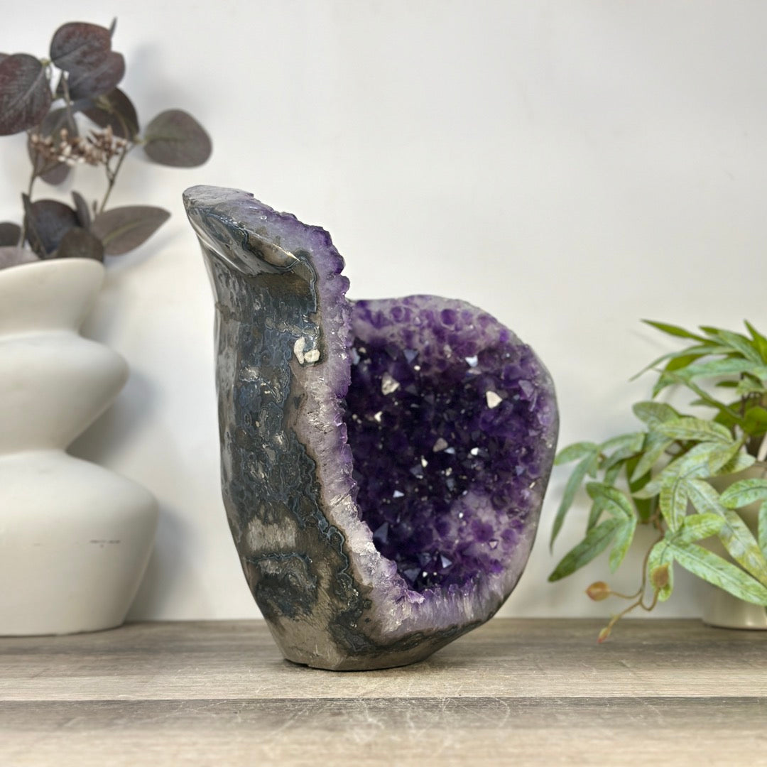 Large Natural Self Standing Amethyst Geode from uruguay - STGE0088