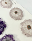 High-Quality Amethyst Stalactite Slices for Jewelers - Wholesale Bulk Pack - STS0029