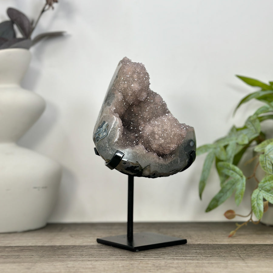 Natural Quartz Stalactite Crystal Formation on Stand - MWS3226