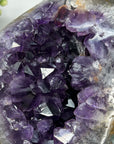 Amethyst Geode with Green Jasper Shell - MWS2211