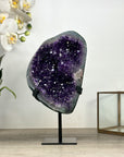 Uruguayan Amethyst Geode with Green Jasper Shell - MWS2466
