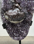 Natural Amethyst Cluster with Stalactite Formation & Collector Grade Calcite - MWS2531