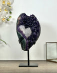 Unique Natural Top Grade Amethyst Geode with Calcite Formation - MWS3027