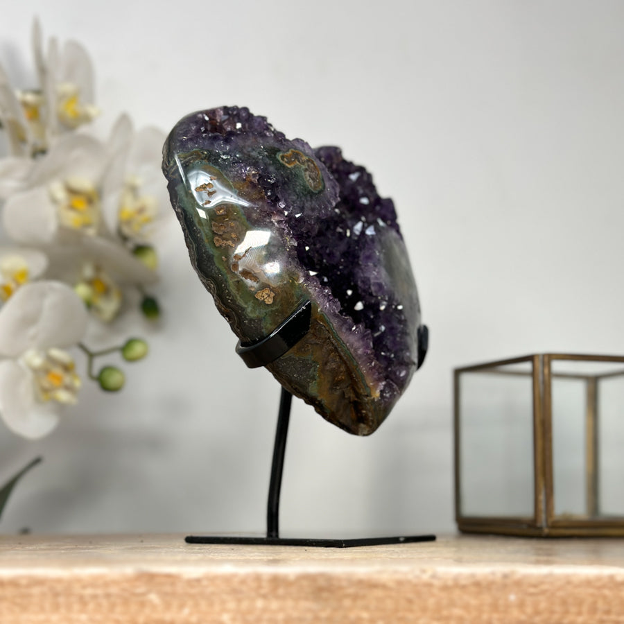 Large Stunnign Amethyst Stone Carving - HST0273