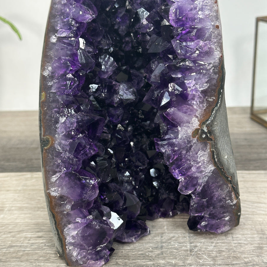 Amethyst Geode Crystal Cluster for Home or Office Display - CBP1237