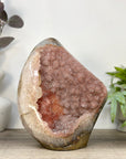 Huge Natural Pink Amethyst Statement Piece with Calcite Formation - CBP1431
