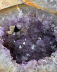 Beautiful Natural Amethyst & Agate Stone Geode - MWS1770