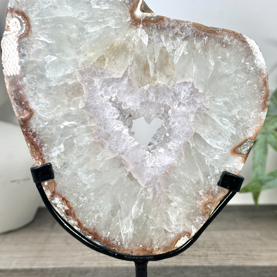 Natural Quartz Slice For Home Decor - MWS3246