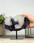 Stunning Natural Amethyst & Calcite Crystal - MWS2167