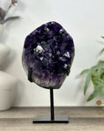 Natural A grade Amethyst Cluster with Stand - MWS3229