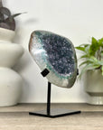 Unique Natural Green Quartz Specimen on Metal Stand - MWS3377