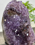 Uruguayan Amethyst Cluster with pseudocalcite Inclusion - MWS3353