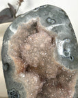 Natural Sugar Quartz Specimen on Metal Stand - MWS3197