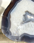 Polished Blue Banded Agate Slice - SLC0024