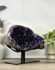 Top Grade Deep Purple Uruguayan Amethyst Geode - MWS3398