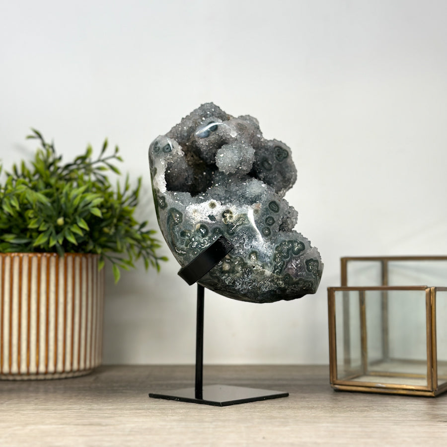 Beautiful Quartz &amp; Jasper Crystal Cluster with Stalactite Formations - MWS2161