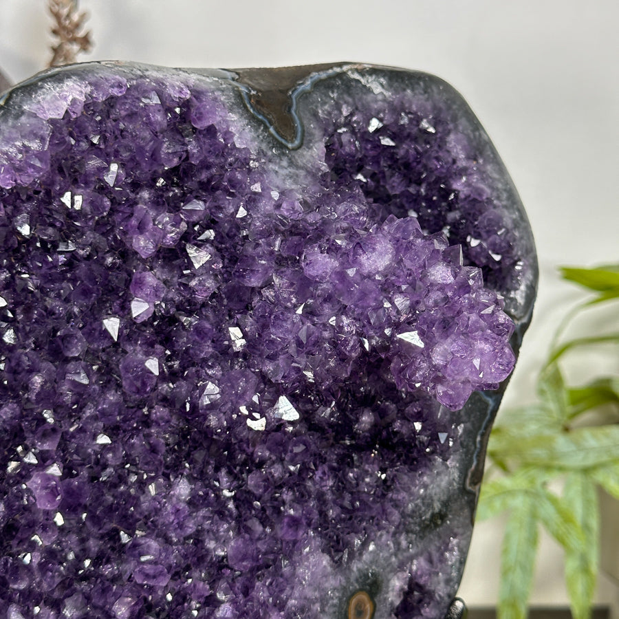 Uruguayan Amethyst Crystal Statement Piece for Home Decor - MWS3220