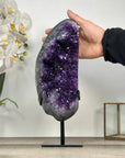 Amethyst Geode with Deep Purple Crystals – Natural Uruguayan Display Piece - MWS2791