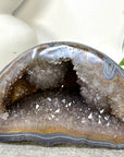 Natural Agate & Quartz Stone Geode - STGE0080