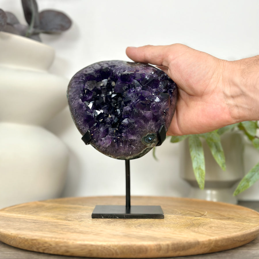 Deep Purple Natural Uruguayan Amethyst Cluster - MWS3044