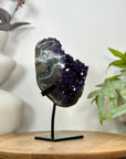 Top Grade Amethyst Stone wirh Green Jaspes Banding - MWS3098