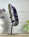 Natural Amethyst Geode with Huge Deep Purple Crystals - MWS3154