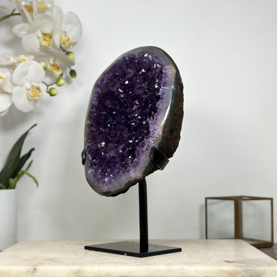 Large Natural Amethyst Geode, Perfect Home Centerpiece - MWS1880