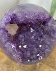 Natural Amethyst & Agate Sphere Geode - SPH0148