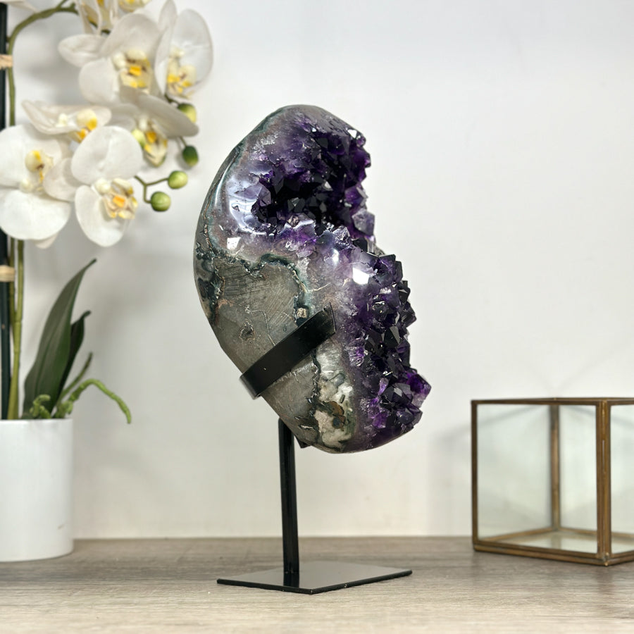 Premium Amethyst Crystal Cluster - Top Quality Statement Piece - MWS2473