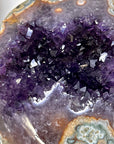 Natural Amethyst & Jasper Stone Geode from Uruguay - STGE0094