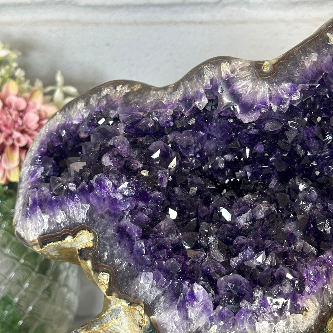 Natural XXL Double Self Standing Amethyst Geode from Uruguay - CBP1408